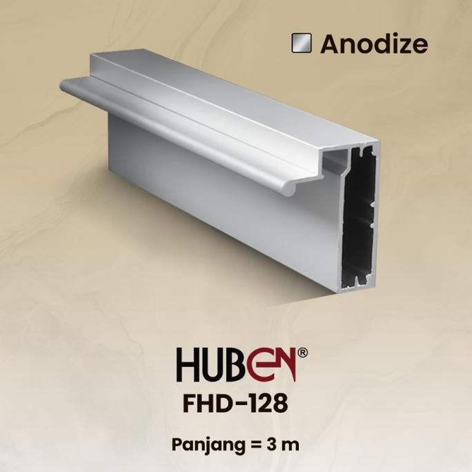 @#@#@#] 1 IKAT Frame Edging Aluminium Handle Lemari Sliding Panjang 3M FHD 128 FHD 130 HUBEN 10 BATA