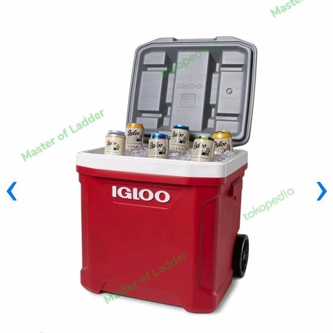 Promo Cooler Box Troli Igloo 56 Liter troli Diskon