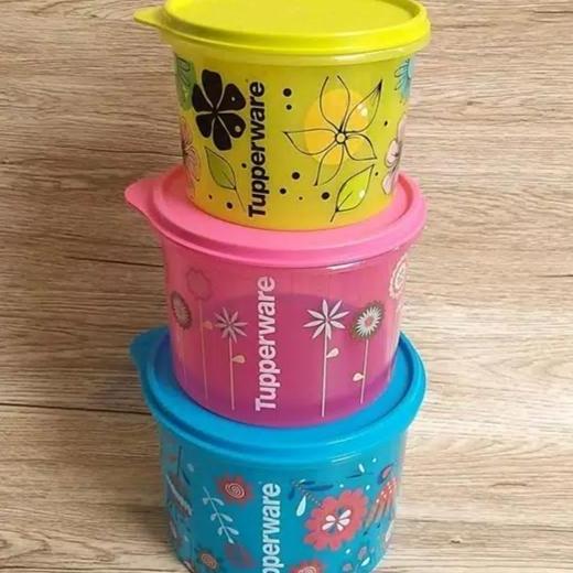 Promo daisy canister toples set tupperware Diskon