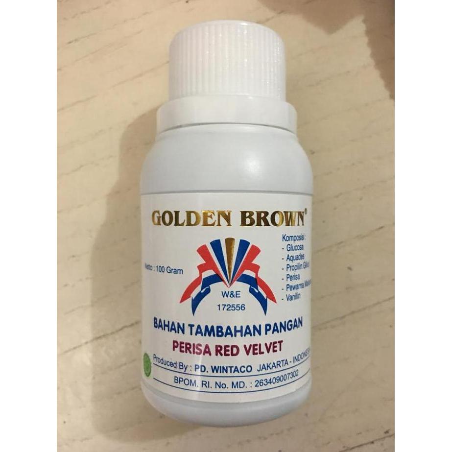 Banan- Golden Brown Pasta Red Velvet Pewarna Makanan 100 Gram