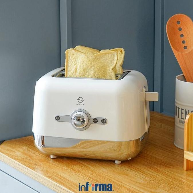 Informa Kels Harwin Toaster - Putih Pemanggang Roti Alat Panggang Pembakar Mesin Roti Perangkat Dapu