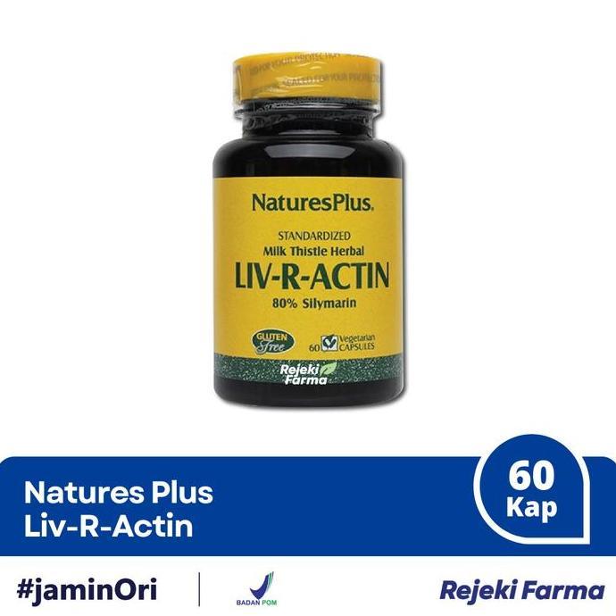 Natures Plus LIV-R-ACTIN 60 Kapsul - Nature's / Natures Plus
