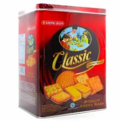 Khong Guan Assorted Biscuit Classic Segi 600gr (Promo) HS