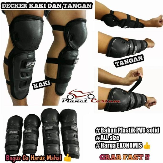 Decker Pelindung Lutut dan siku FS Motor Cross Trail New