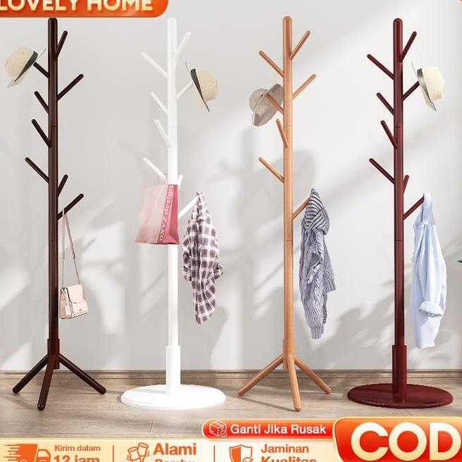 Love Stand Hanger Kayugantungan Berdiri Gantungan Bajura Gantungan Tas Dan Topi Multifungsicoat Ra 8