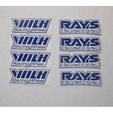 Sticker Volk Rays Biru