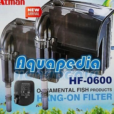 Atman HF-0600 Filter Gantung Aquarium Hang-on Filter