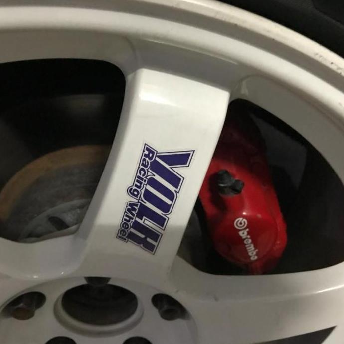 Sticker velg VOLK RAYS TE37 like original decal