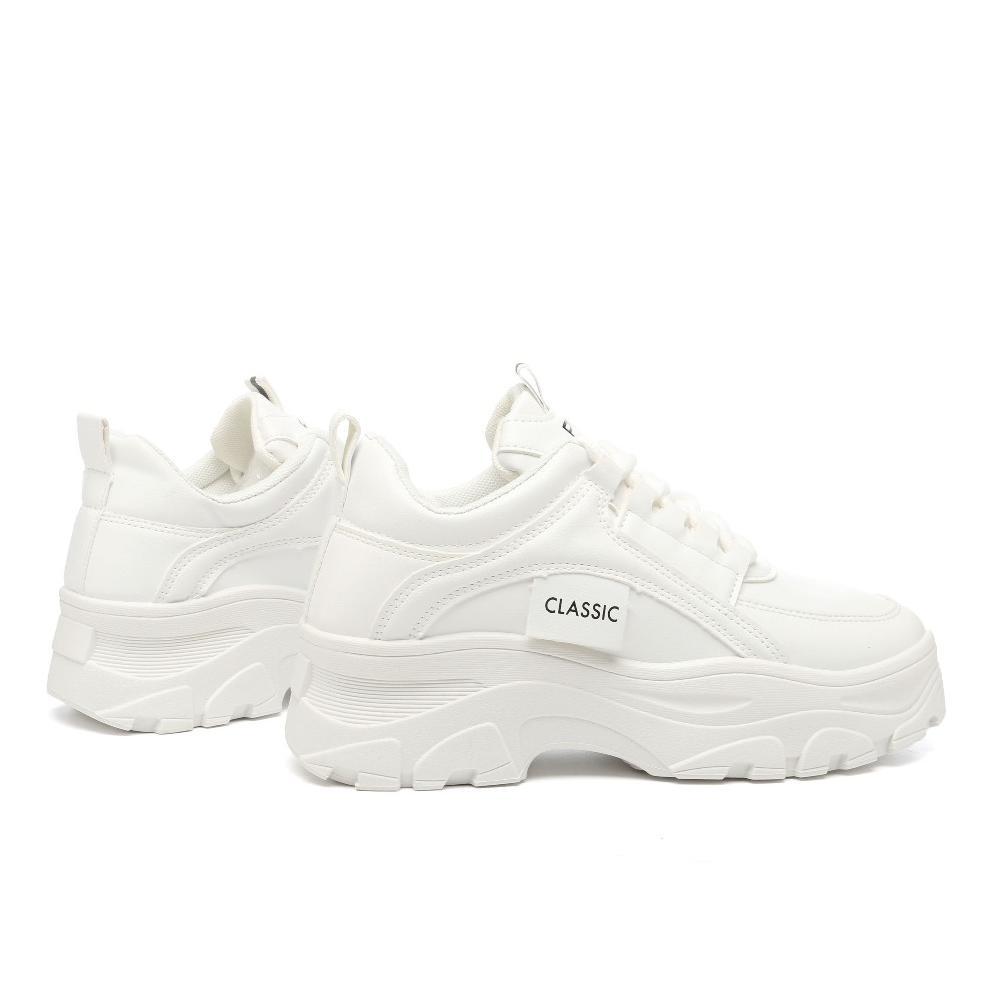 uk-68 PVN Yeri Sepatu Sneakers Wanita Putih Hitam Kasual Sport Shoes White Black 320 Original