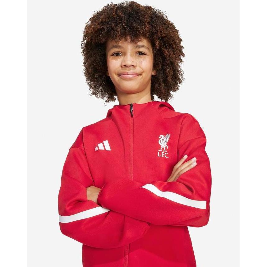 Sedia Liverpool Fc Adidas Z.N.E. Anthem Jacket Kids  - Official Lfc Jaket Original Anak | Original 1