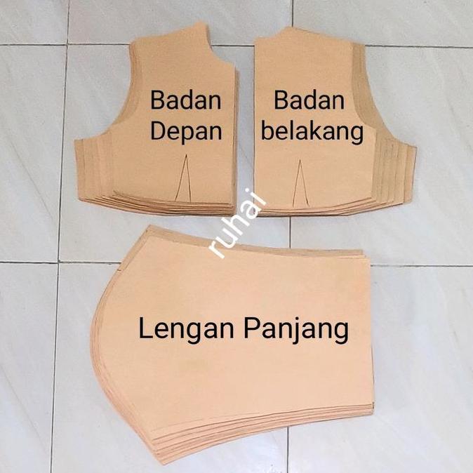 Murah pola GAMIS SUSUN DEWASA satu set isi 7 ukuran Size S M L XL 2L 3L 4L Wanita Non COD