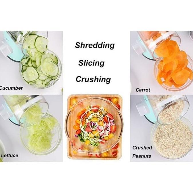 SHENAR,PARUTAN PEMOTONG BUAH SAYUR PUTAR DAN PENGGILING BUMBU 3