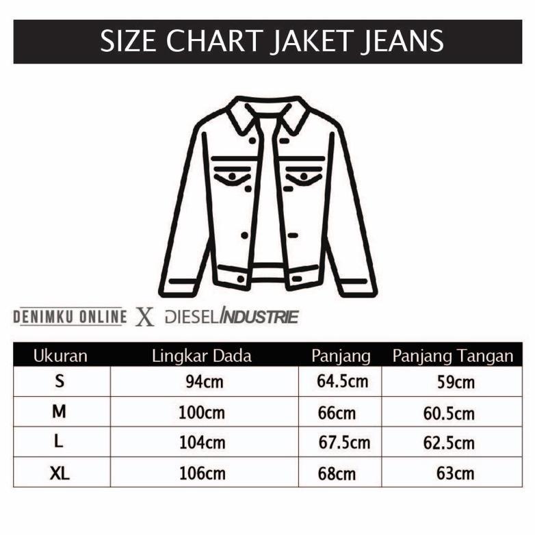 Hot Sale Jacket Jeans Pria Reguler Original Diesel Stretch- Jaket Jeans Diesel