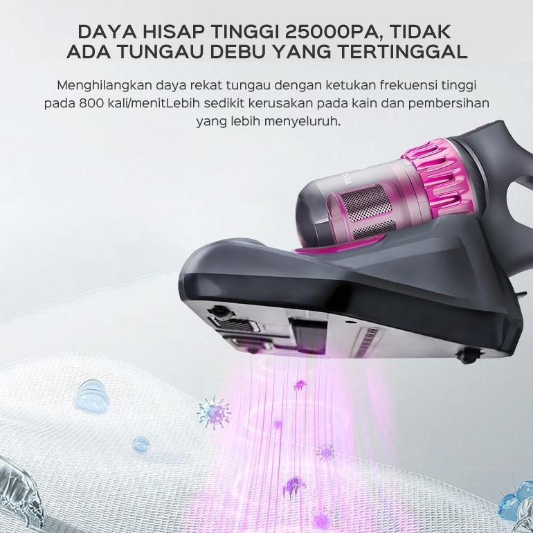 CUCI GUDANG HAN RIVER VACUUM CLEANER 25000PA 2 IN 1 WITH UV ANTI-MITE VACUUM CLEANER KASUR