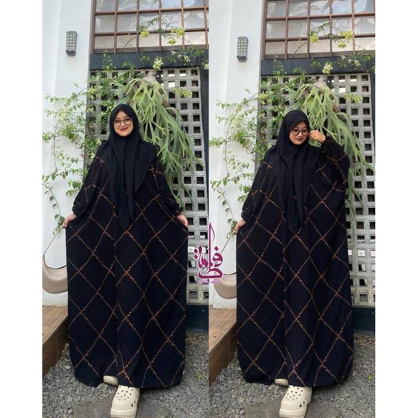 DISKON Gamis Kaftan Dayli Adiba Rayon Premium Dress Kaftan Rayon Jumbo Busui DISKON