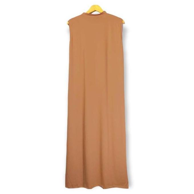 MURAH LEBAY Gamis Manset Buntung Non Lengan Gamis Lekbong Hitam GAMIS YUKENZI Muslim MURAH LEBAY