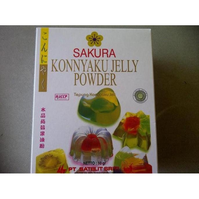Jelly Sakura Konyaku varian Plain