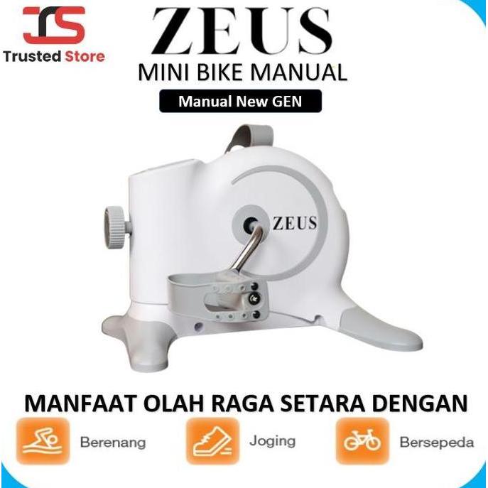Zeus Mini Bike Manual Static Sepeda Terapi Statis Exercise