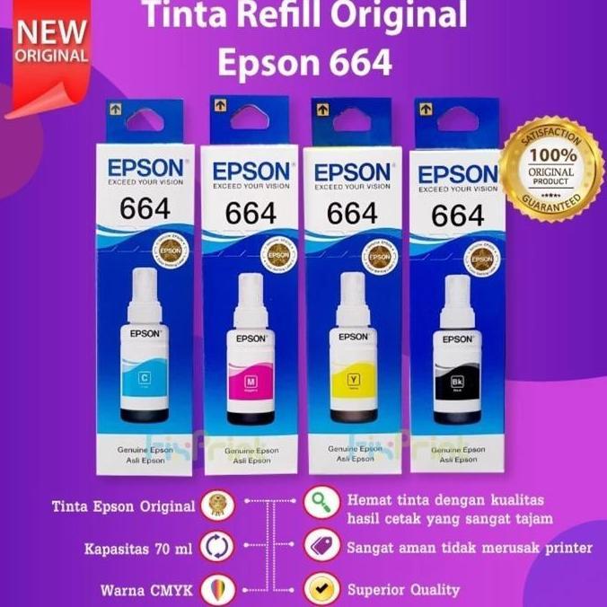 tinta epson 664 original T664 L360 L220 L350 L120 L121 ORIGINAL EPSON