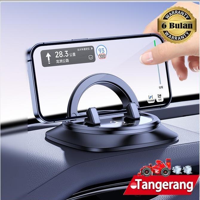SIMATEKNO Dudukan Hp Mobil Dashboard Anti-Selip Dashboard Holder Mobil 360 Memutar Car Holder Dashbo