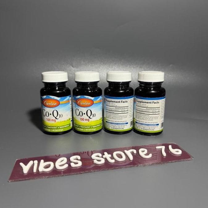 Carlson Coq10 100 Mg  60 Soft Gels Coq 10 _Vibes
