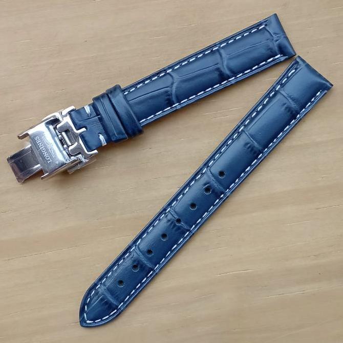 Tali Jam Tangan 15 MM Alligator Strap Longines Genuine Leather 9016.15 (TERBAIK) (TERBARU) (TERMURAH
