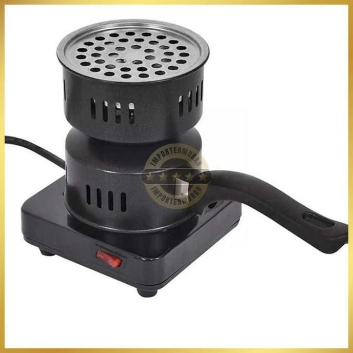 TERLARIS - Kompor Listrik Mini Electric Hookah BBQ Charcoal Stove Camping 500W