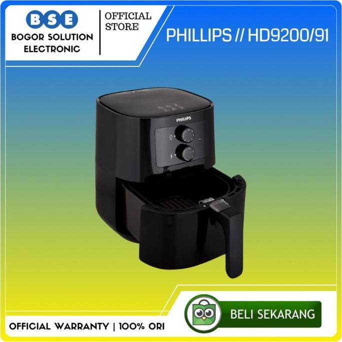 Airfryer Phillips HD9200/91 800 Watt Phillips Air Fryer HD9200 [ORI]