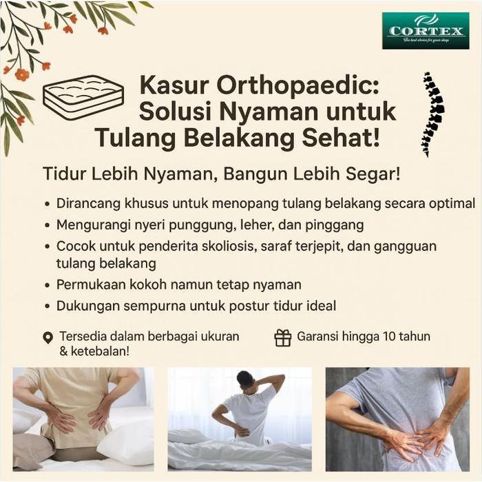 Kasur Lipat Latex Arezzo 20cm - Awet, Nyaman, & Banyak Ukuran (80x200 - 180x200) Furniture Minimalis