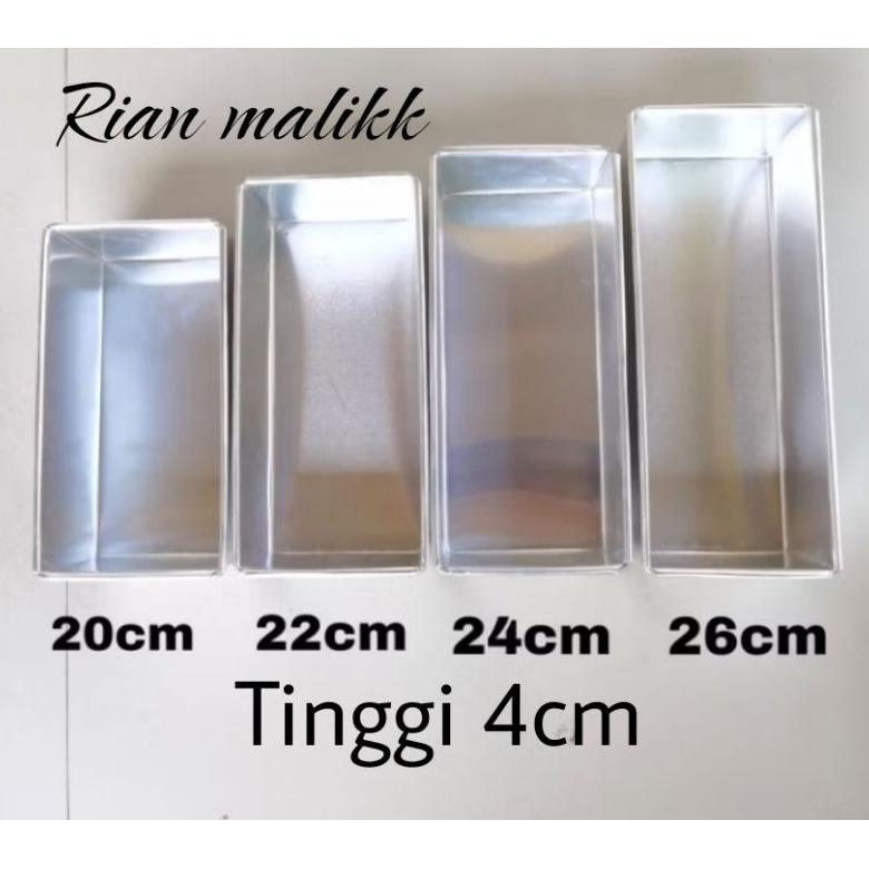 Cetakan kue / Loyang kue brownies / Loyang persegi Anti Lengket