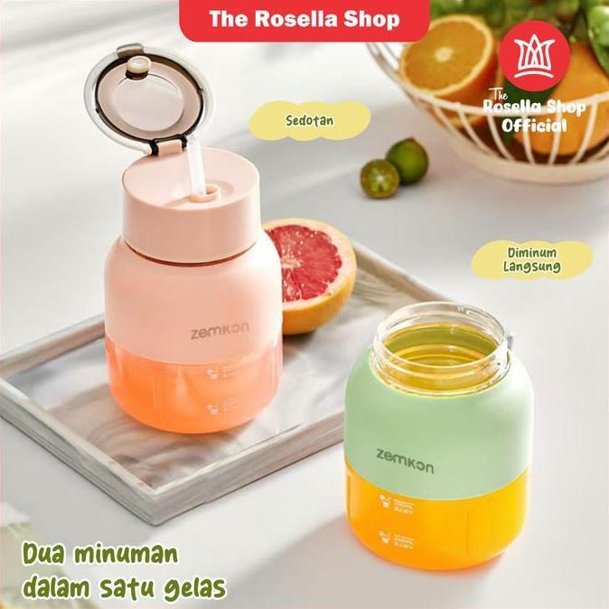 BEBAS ONGKIR - [Rosella] Blender Portable Jus 8 Pisau Blender Buah 500ml Kapasitas Besar Juicer Bate