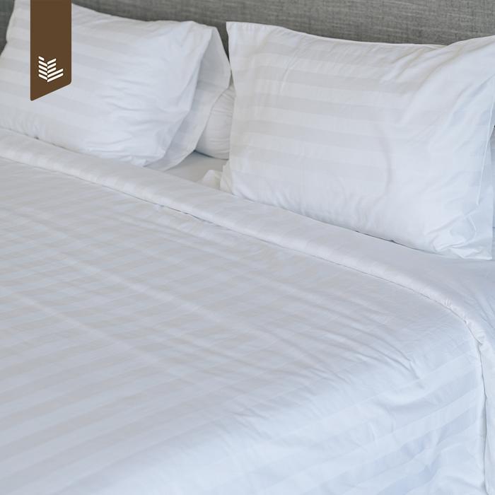 Indolinen - Set Sprei Deluxe Motif Stripe TC 300 100% Cotton