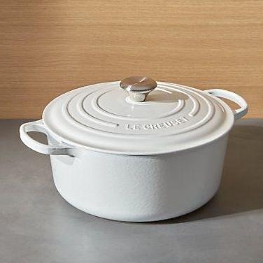 panci wajan Le creuset 24 / 4.5 L Dutch oven signature ORI PERANCIS