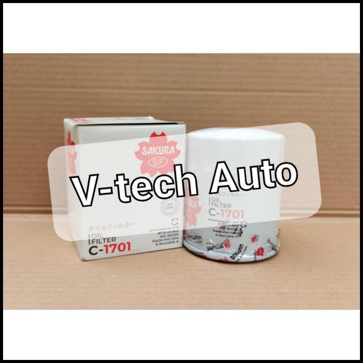 DISKON OIL FILTER OLI YANMAR 4TNV 12915035170 11900535151 C-1701 C1701 SAKURA 