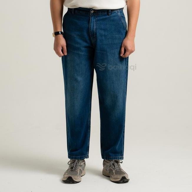 Baihaqi Sirwal Relax Denim Full Cotton Desain Relax Fit Untuk Tampilan Is Nyaman Sirwal Denim Pria R