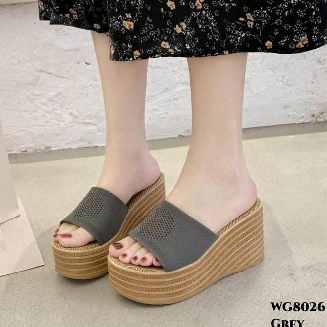 Topshoes Wedges Sandals Fashion Wanita Ala Korea Wg8026