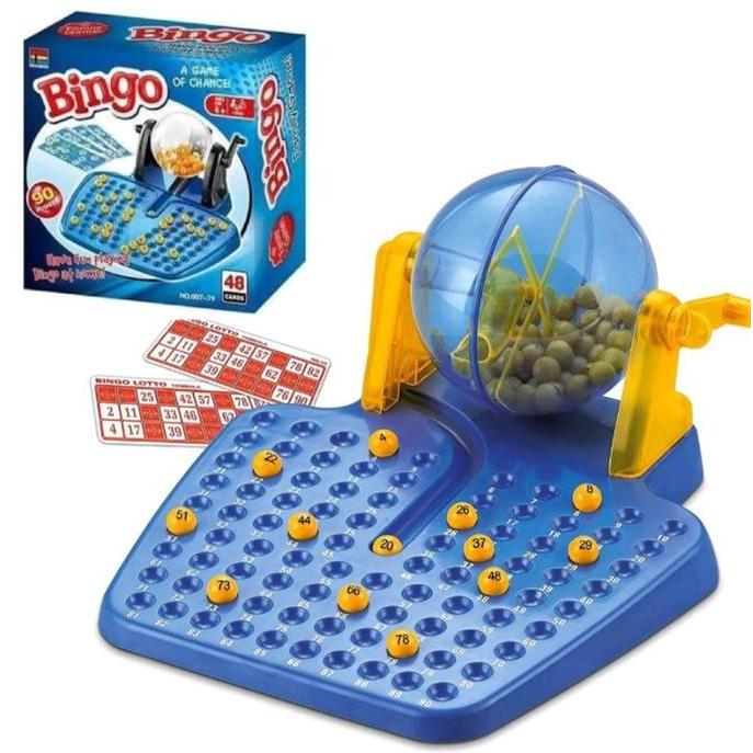 Alisman_Grosir - Bingo Cage Big Size Mainan Roller Bola Undian Mainan Board Game Anak Mainan Edukasi