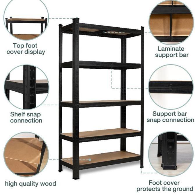 Urbanstoreempat_ - Rak Besi Siku Lubang/Rak Gudang/ Rak Besi /Rak Susun 3/4/5 /Rak Dapur/Rak Superma