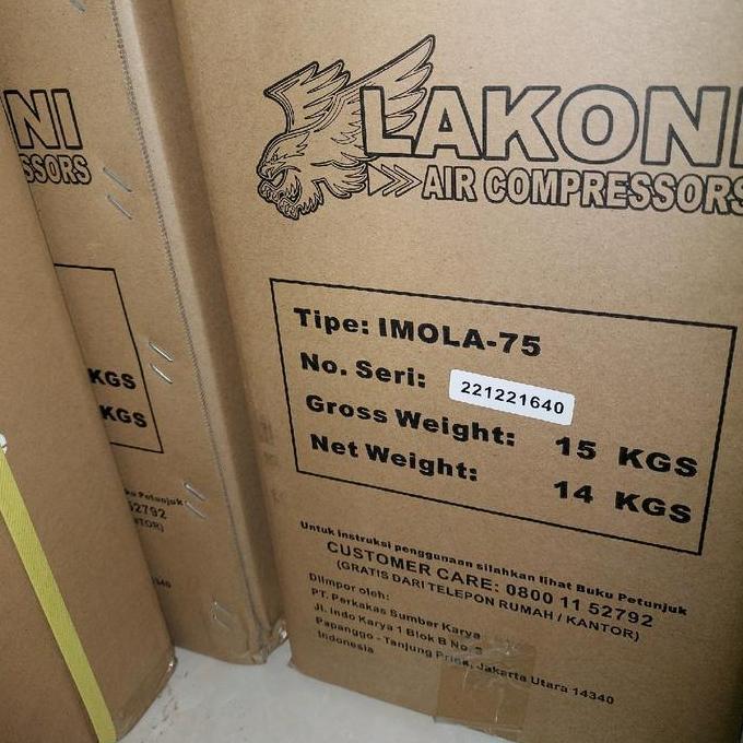 Promo Kompresor Lakoni Imola-75 / Kompresor  Lakoni Basic 550 Sds Cod