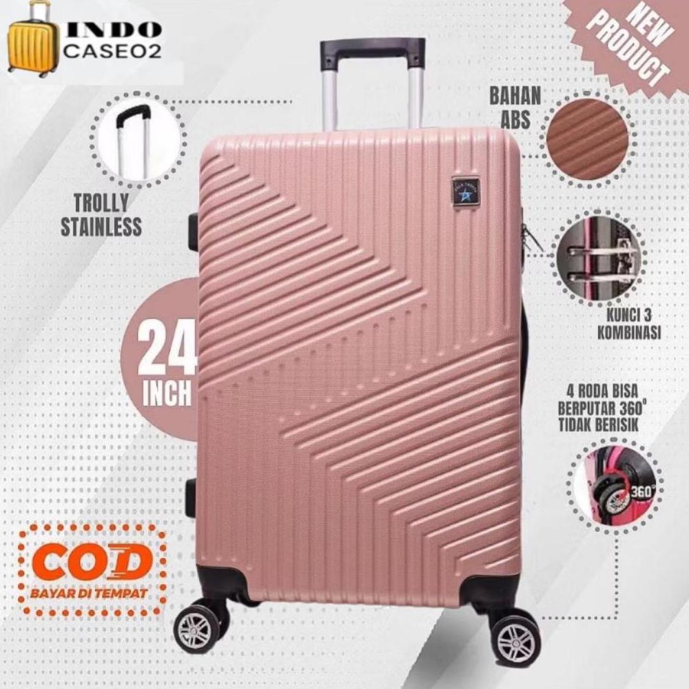 KOPER 24 INCH -  KOPER FIBER KOPER POLO 816 KOPER BAGASI BISA COD terlaris