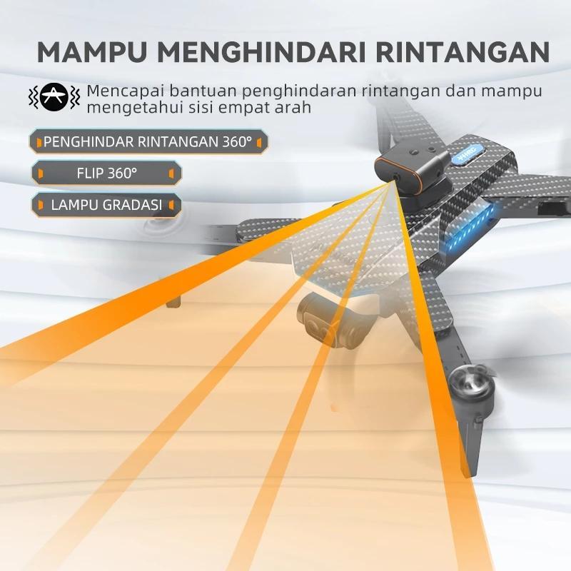 Drone P9 Dual Kamera 8K Hd Brushless Wifi