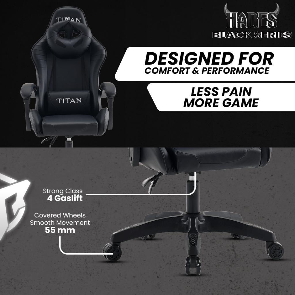 Titan Hades Series Premium Quality Gaming Chair / Kursi Gaming Titan Hades