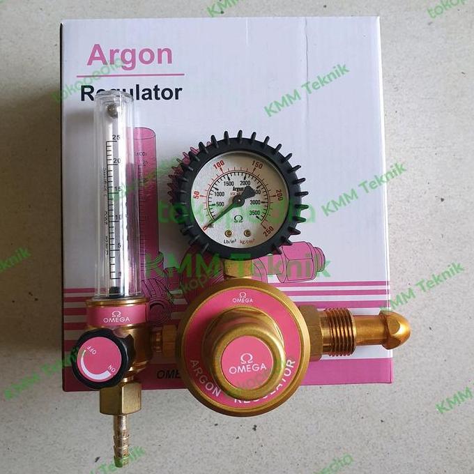 OMEGA REGULATOR LAS ARGON REGULATOR GAS ARGON TIG LAS STAINLESS TRAVO