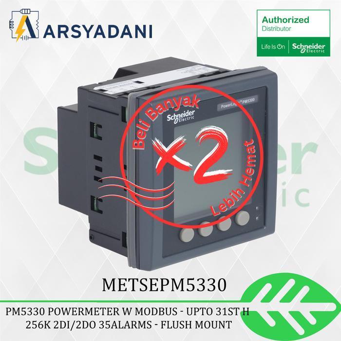 SCHNEIDER - METSEPM5330 -  PM5330 powermeter w modbus power  20  amper power  smps