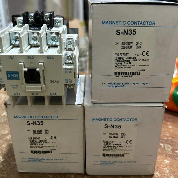 TERMURAH - kontaktor SN-35 S-N35 MITSUBISHI 60A