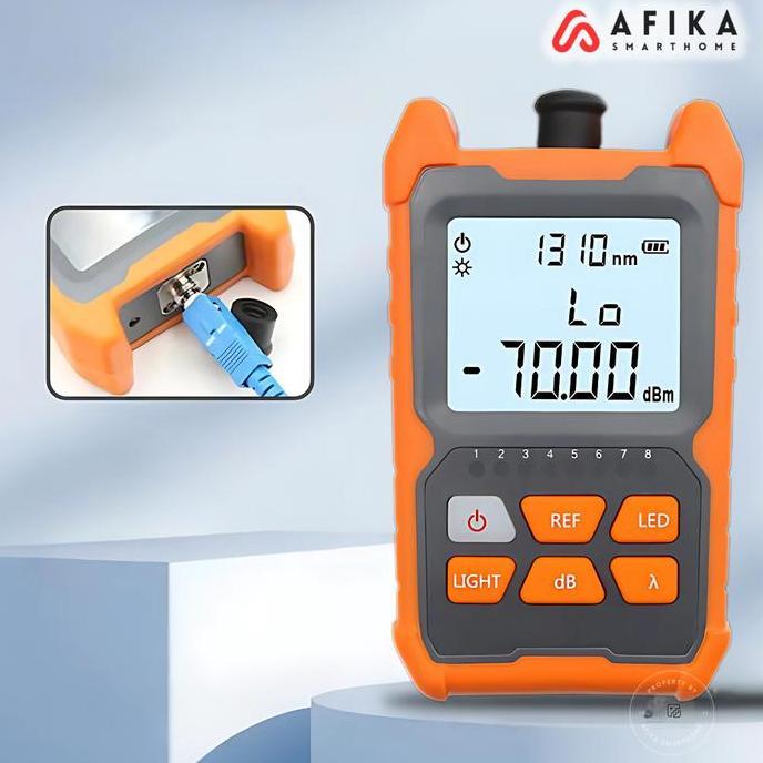 BOTANICAL Alat Tester Kabel Fiber Optik 2in1 OPM Power Meter 6dBm