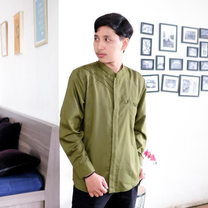 PALING MURAH Baju Koko El Rumi Terbaru Lengan Panjang Motif Marvel Pria Dewasa Motif Kekinian - Baha