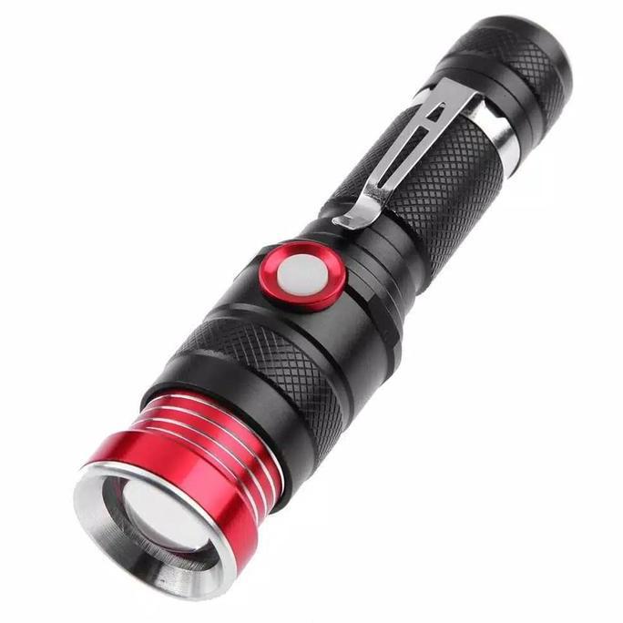 Grosir Senter Led Zoom U8B Cree Xm-L2 Xml2 Usb Edc Portable