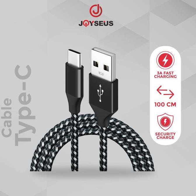 Joyseus Type-C Usb Cable Cowboy Gold Braided Cable 120Cm Kb0003 Trendlab1