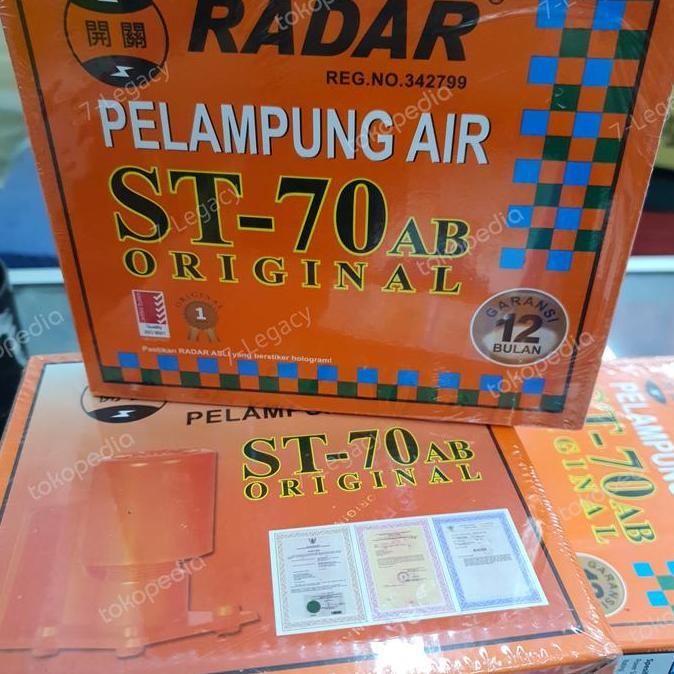 Produk Terbaik] Pelampung toren radar ST-70AB / Pelampung air tandon RADAR ST 70AB